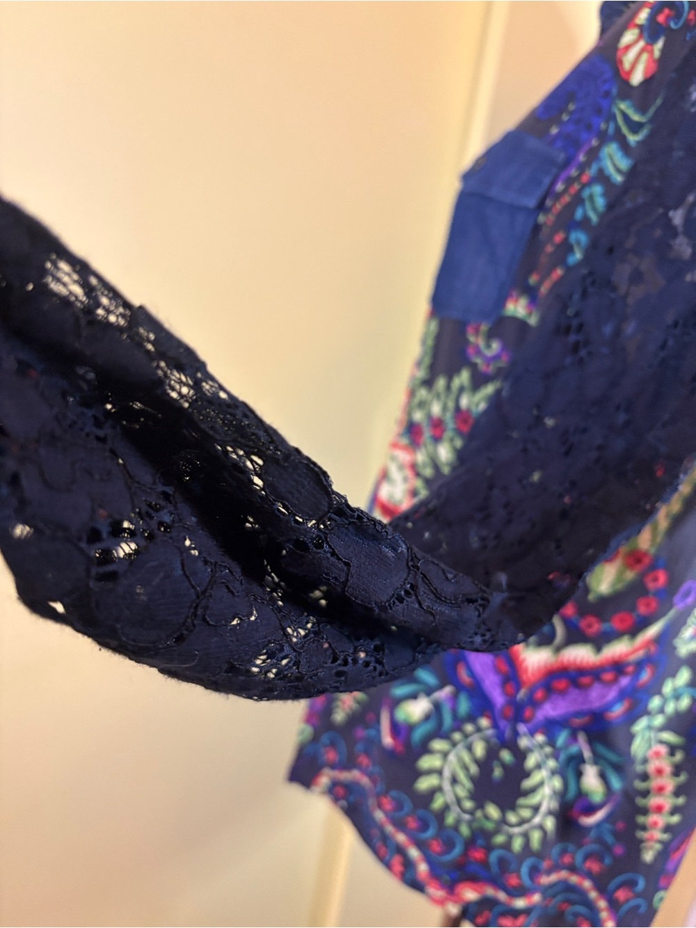 Desigual. Knitted Sleeves. Jean Top - Picture 7 of 13